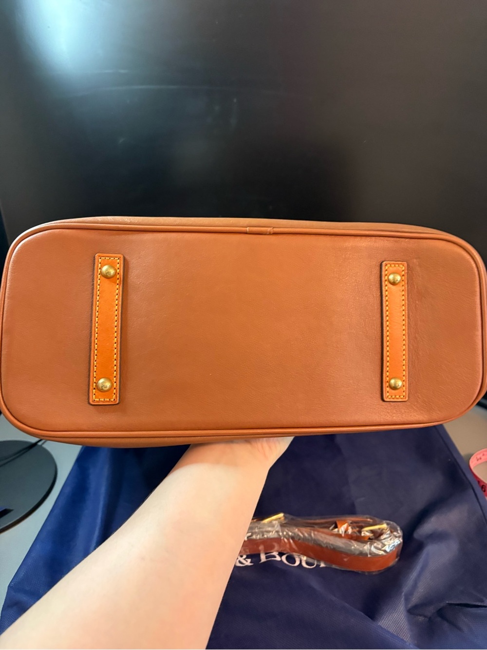 Dooney & Bourke Convertible Shopper in British Tan - Picture 4 of 12